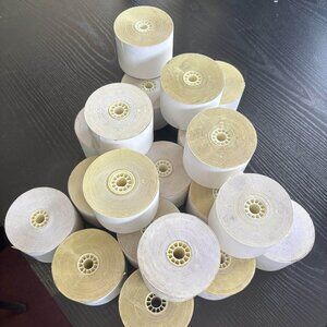 20 pieces of 2-ply open box register rolls for point of sales or cash register.